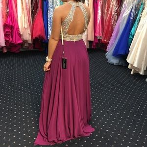 Size 4 Purple Clarisse Prom Dress